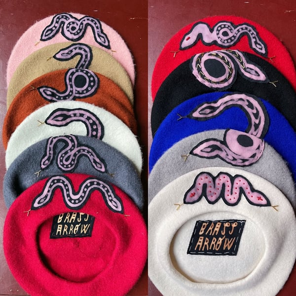 Image of GOLD SNAKE BERETS