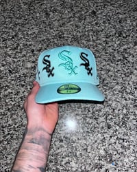 Image 3 of MIRROR SEX MINT CHICAGO WHITE SOX CUSTOM FITTED CAP