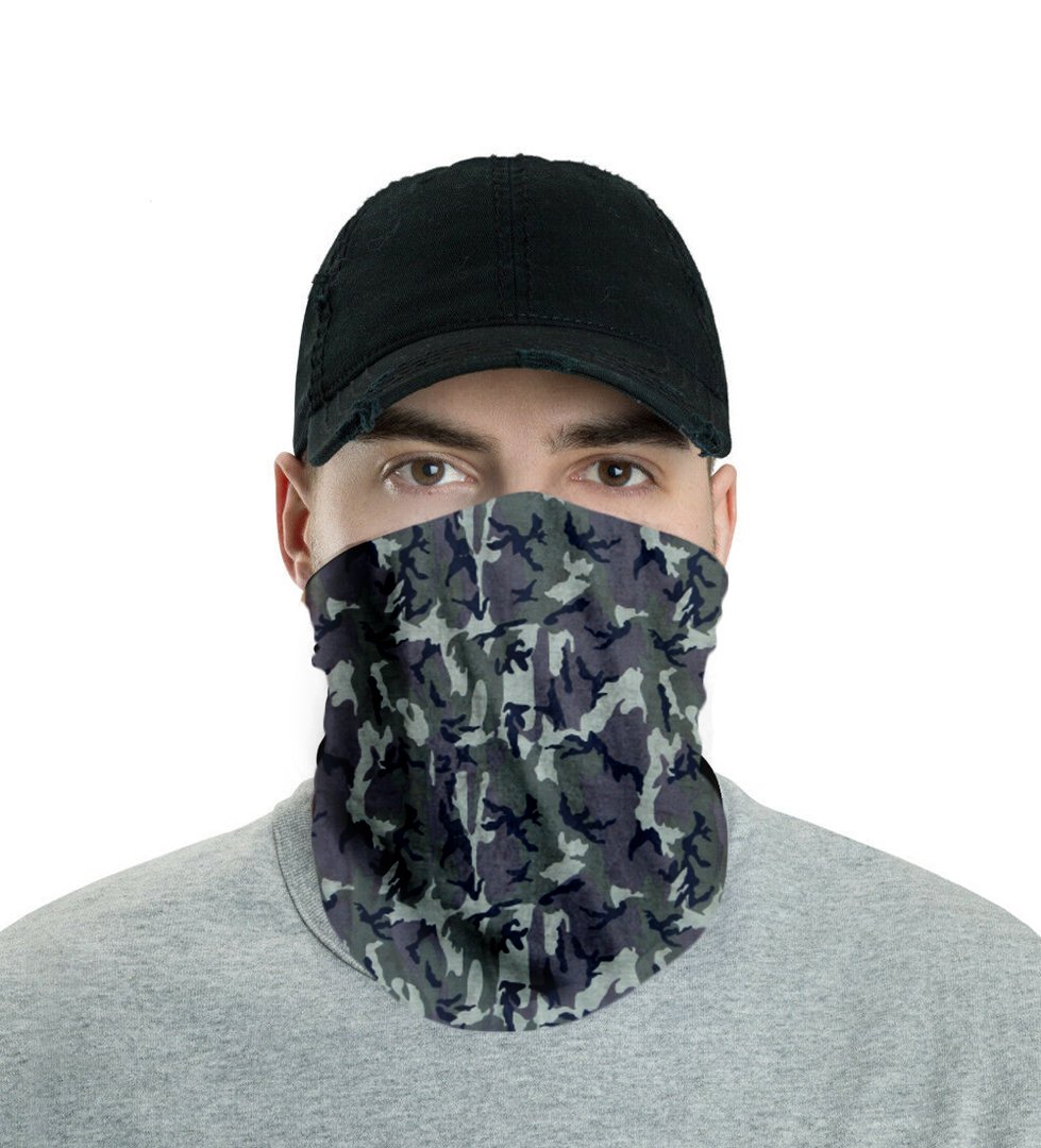 Face Mask Bandana Camouflage Camo Cover Snood Scarf Neck Gaiter Reusable Unisex 
