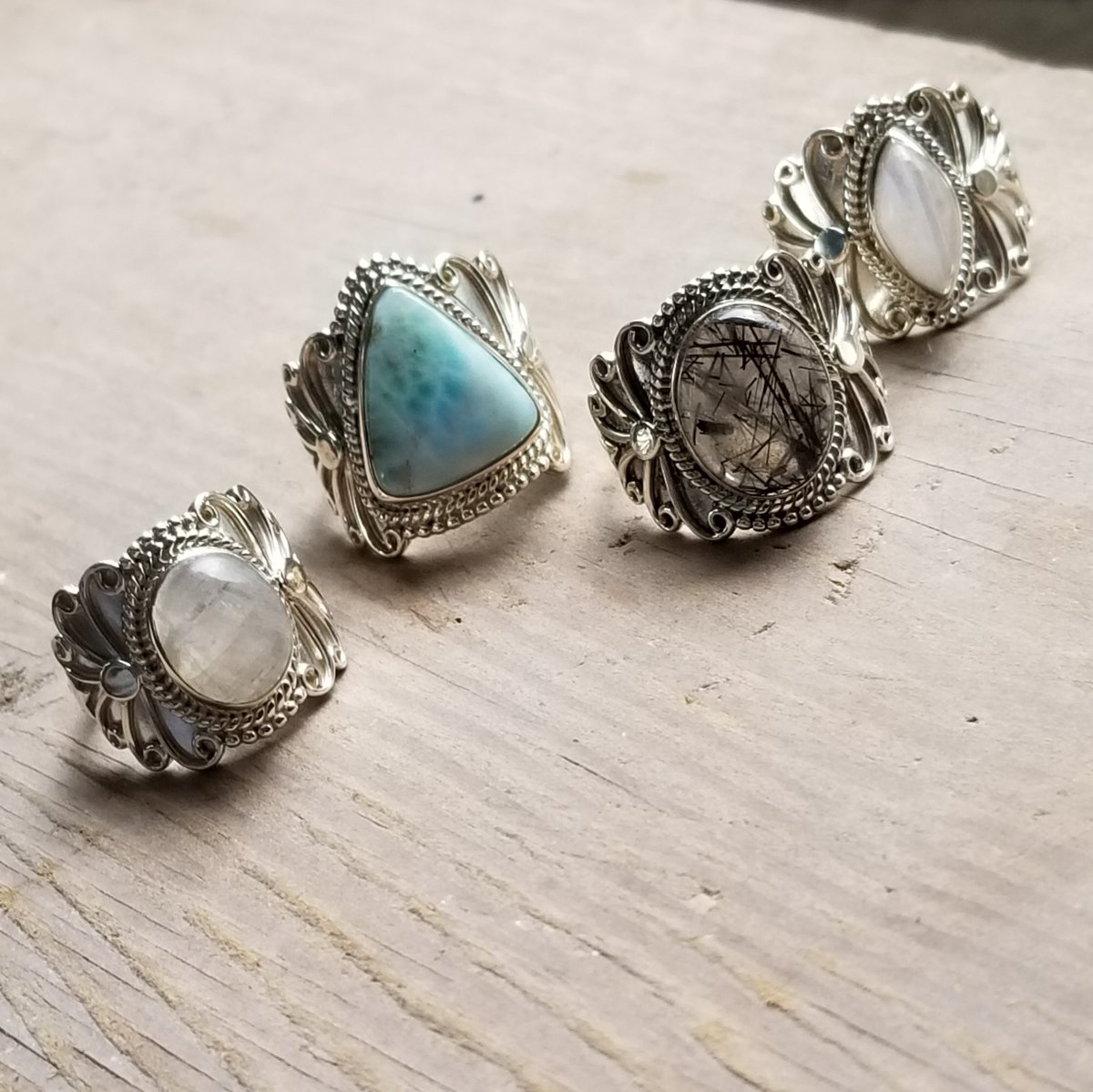 Image of Oklahoma Rings in Sterling Silver 