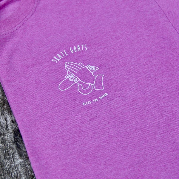 Image of Bless the Board Tee | Heathered Pink