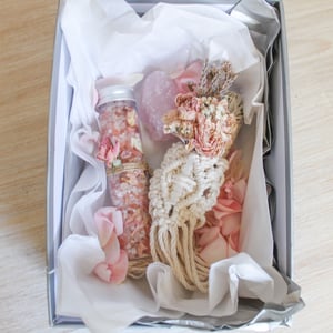 Image of Activated Bath Salts & Infused Rose Quartz