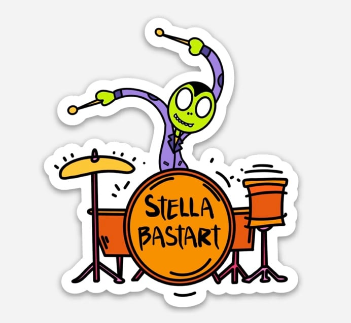 Image of drums stickers!