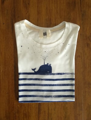 Image of Camiseta algodón ballena