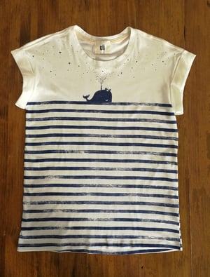 Image of Camiseta algodón ballena