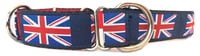 British Flag - Martingale Dog collar