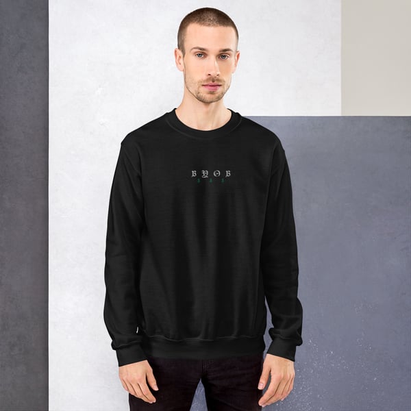 Image of BYOB Unisex Embroidered Statement Sweatshirt