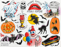 Halloween flash print
