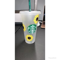 Sunflower Starbucks Cup