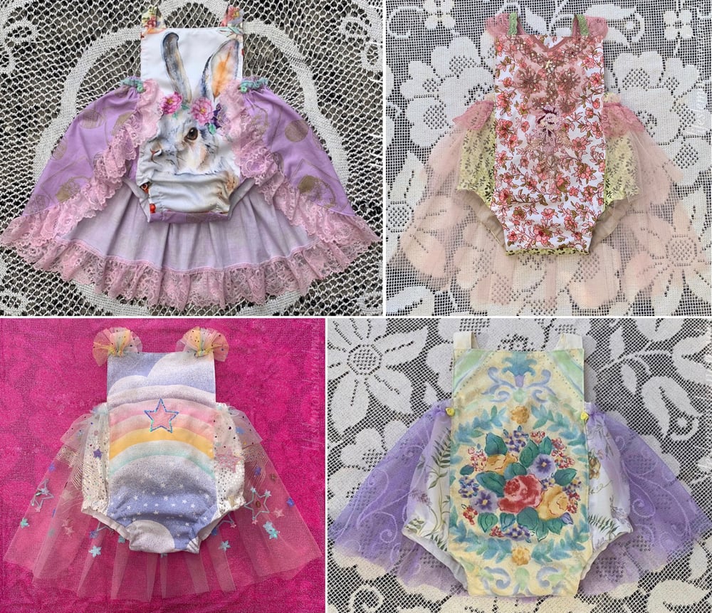 Image of Romper with half skirt - surprise