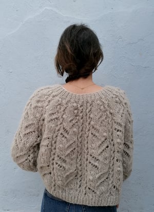 Image of -- PATRON : MYOSOTIS CARDIGAN --