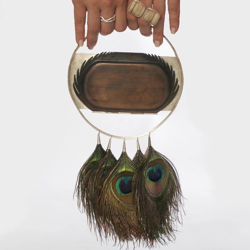 peacock purse