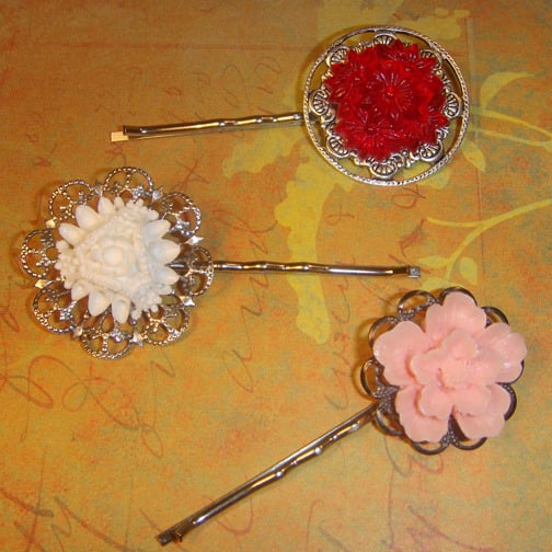Image of Blooming Buds Hair Pin Set