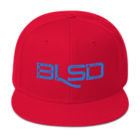 Image 1 of BLESSED (BLSD) "BABYBLUE" QUICK TEXT SNAPBACK RD/BB