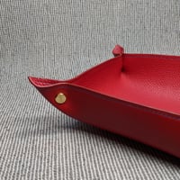 Image 1 of VALET TRAY - Red & Red Matte