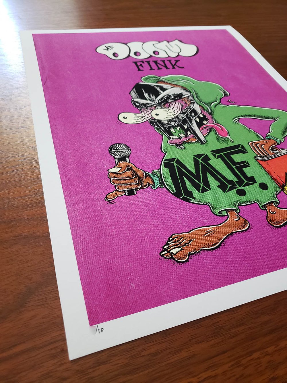 MF DOOM Fink Signed/Numbered Print