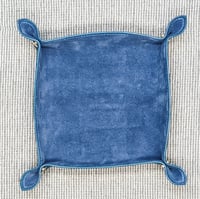 Image 2 of VALET TRAY - Blue & Blue Suede