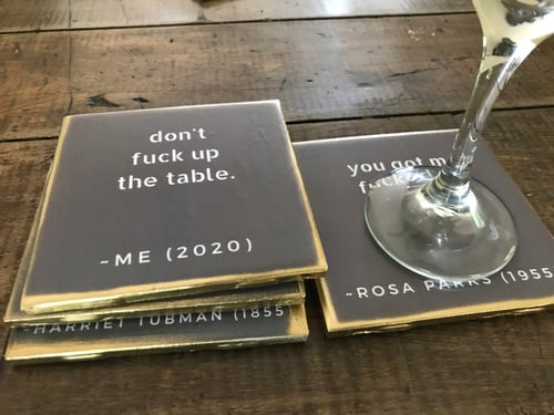 Image of The Real Black History Coasters (Ceramic)