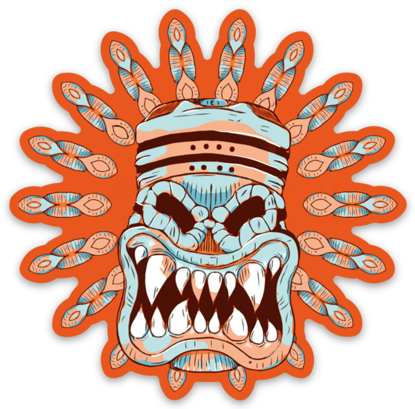 Orange Mandala Idol