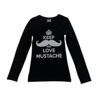 Image 1 of love_mustache long sleeve M