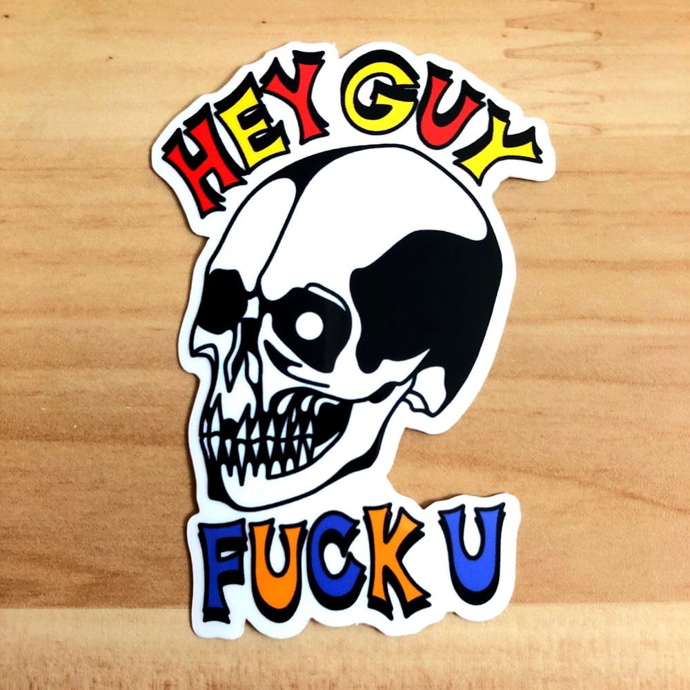 Image of Fuck U Transparent Sticker