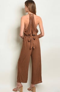 Image 4 of Caramel Stripes Jumpsuit