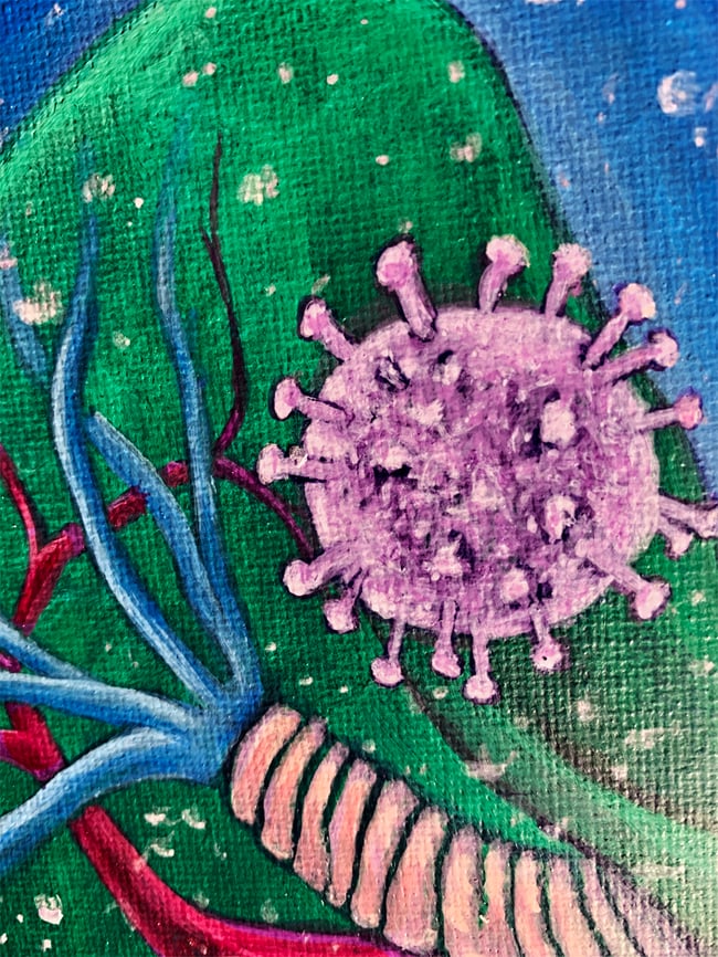 Covid Universe - Original Acrylic on Canvas