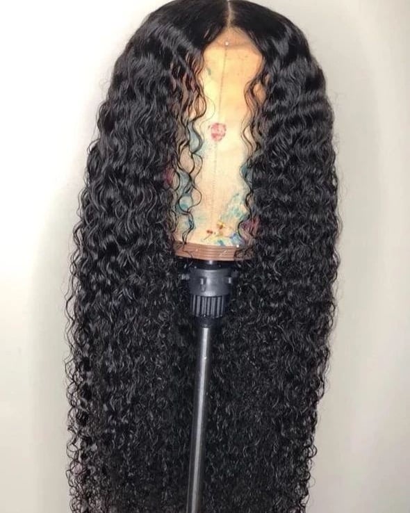 Image of Water wave glueless lace front wig