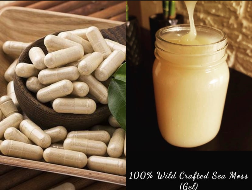 Image of Gold Sea Moss Gel & Sea Moss Capsules (Bundle Deal)