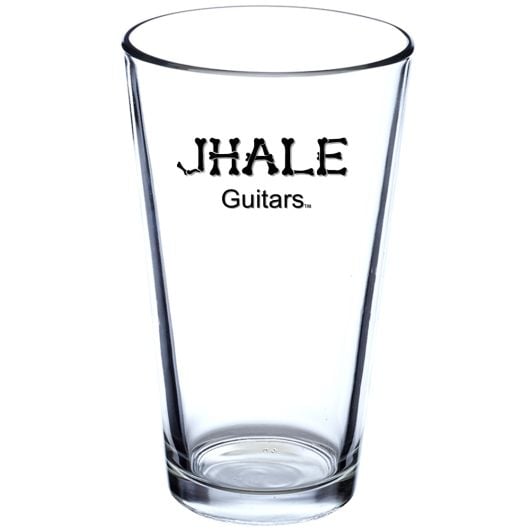 Image of jhaleguitars logo pint glasses 
