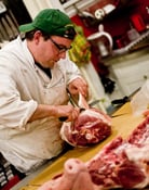 Image of Work Behind the Counter at the Meat Hook (priceless)