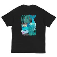 Image 2 of Men's classic tee - Dolphin w/ Good Vibes (Front)