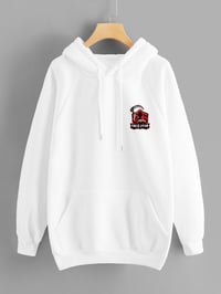 Ripper Squad Logo White Hoodie