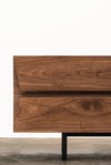 CLIPPED WING SIDEBOARD IN AMERICAN WALNUT