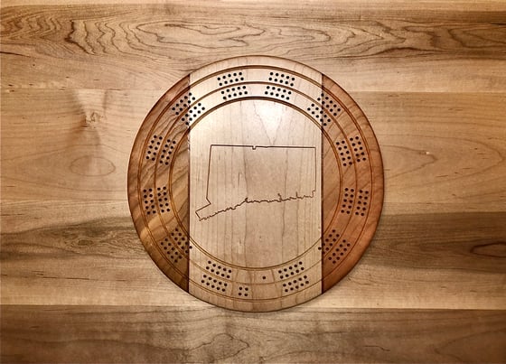 Image of CT Cribbage Board