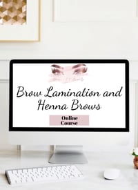  Brow Lamination & Henna Brows ONLINE COURSE