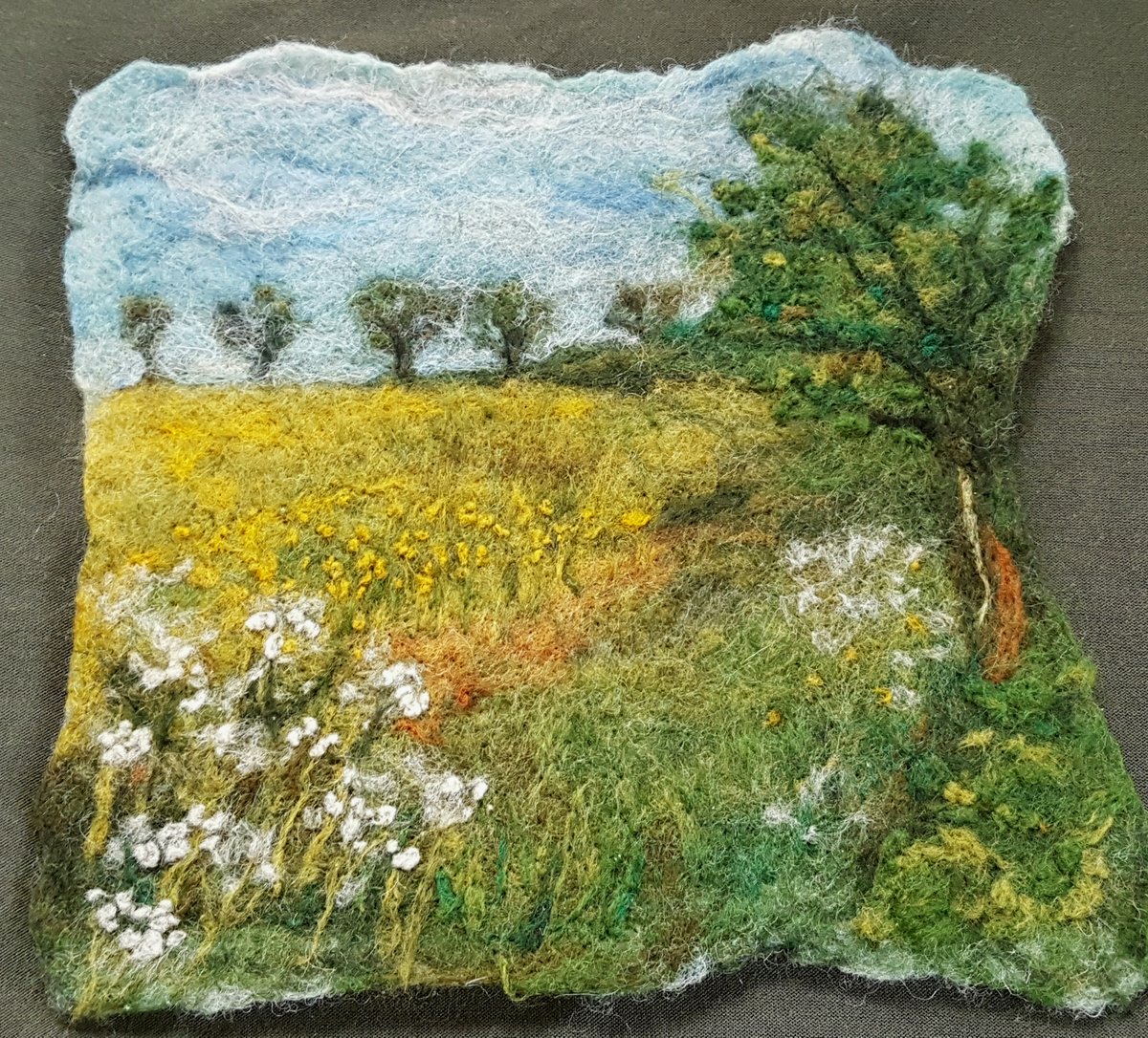 The Making House — Online Felt Landscape Picture 2 week course