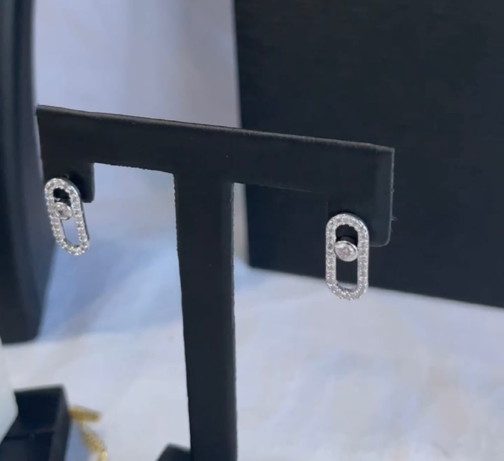 Messika 18 gold plated silver set