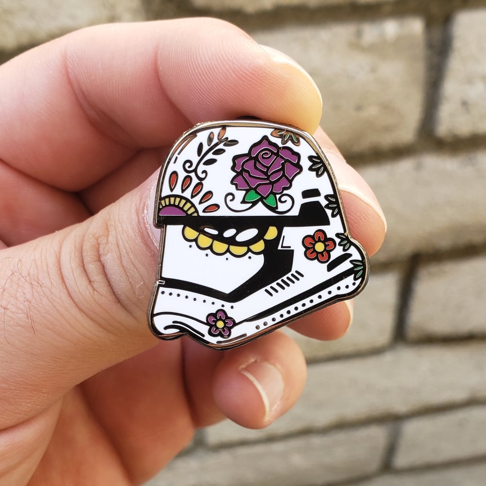 First Order Calavera Enamel Pin