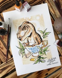 Print "Tea-Rex"