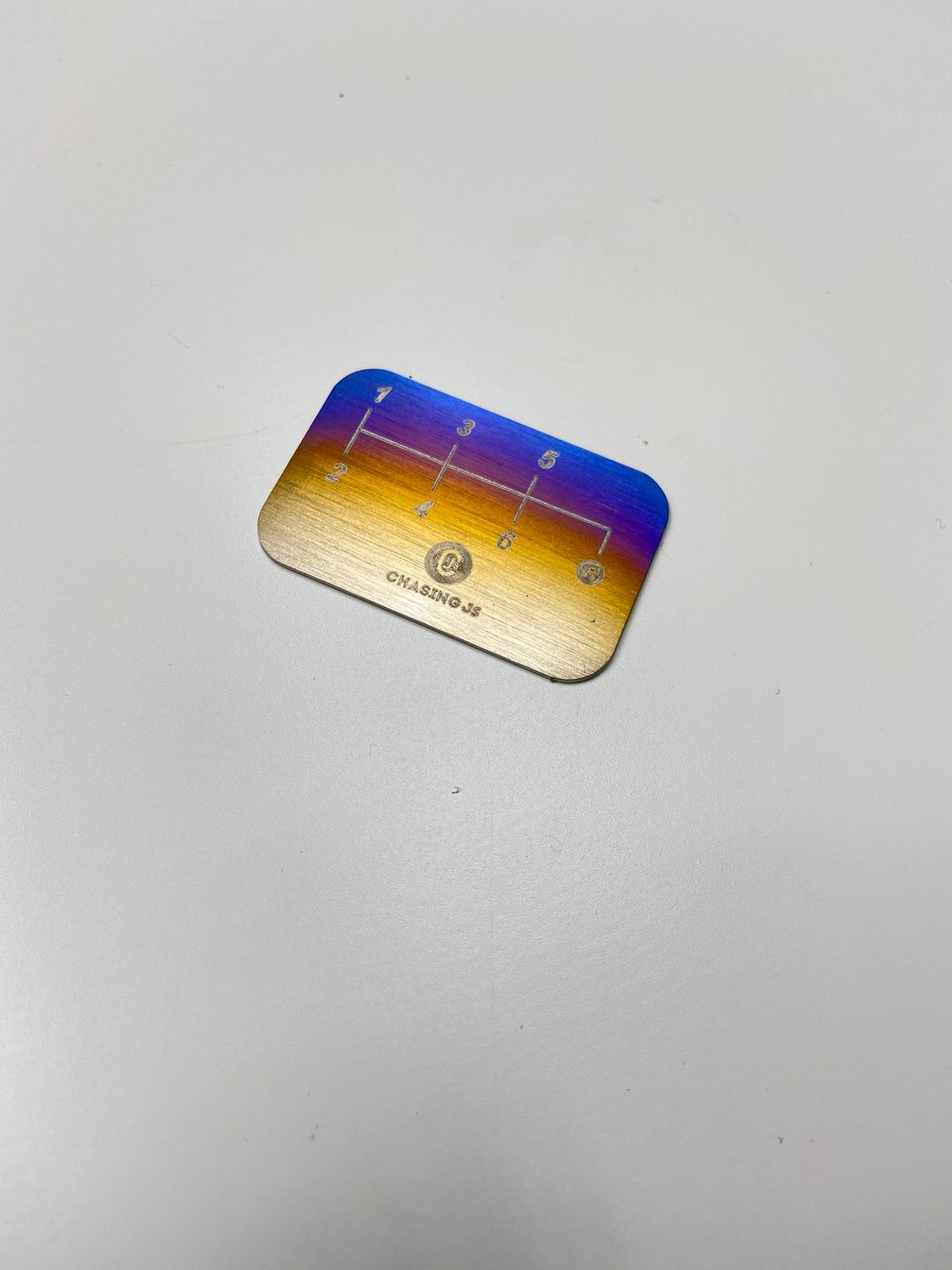 Titanium shift plate pattern