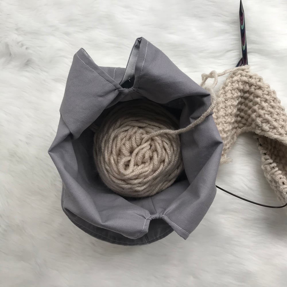 Image of Knitting/Crochet Project Bag - Marble