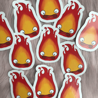 Image 3 of Calcifer Sticker - 3" 