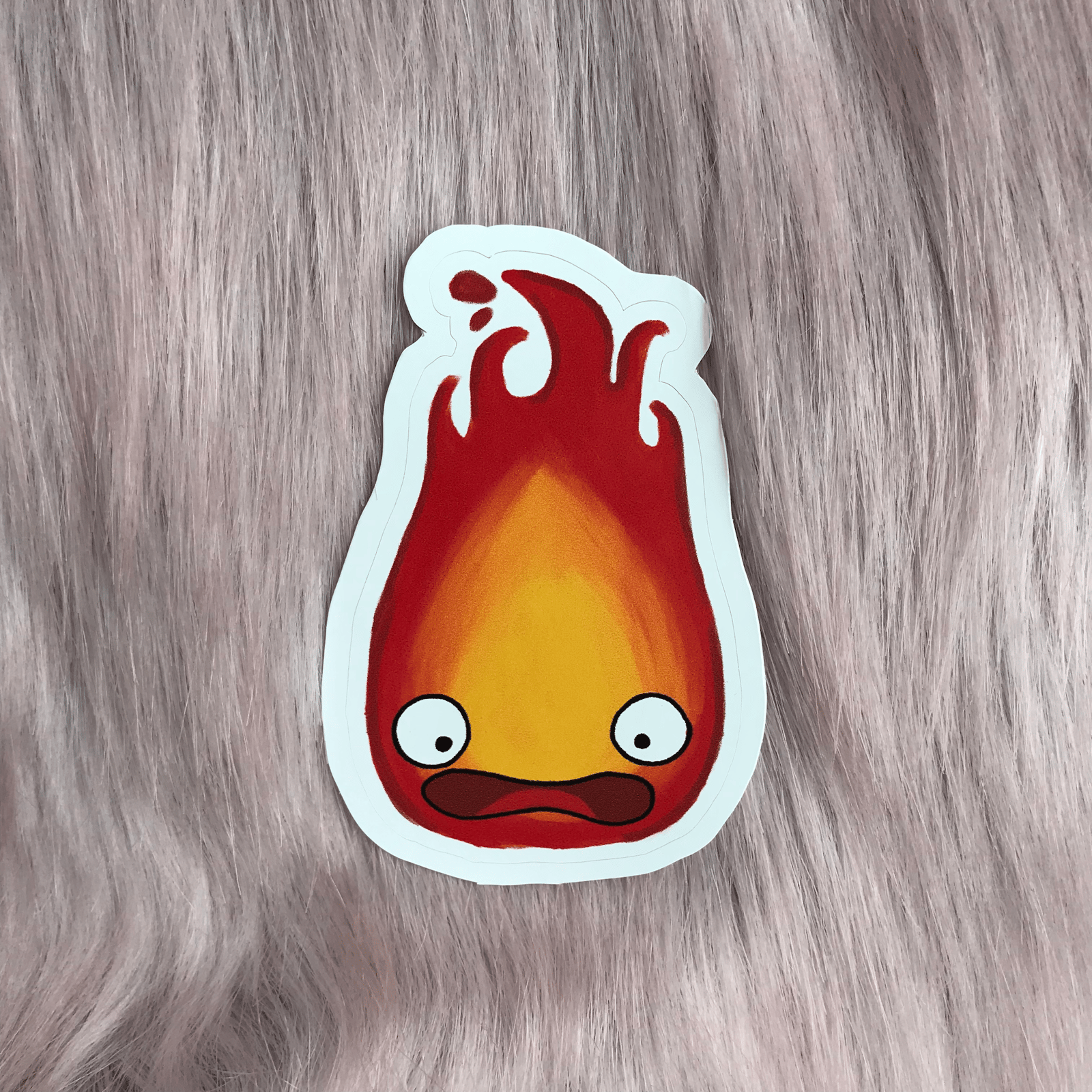 Cartoon Anime Howl's Fire Calcifer Iron on Moving Embroidered Castle  Patches | eBay