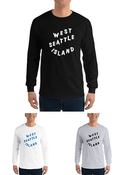 Image of West Seattle Island Long Sleeve Tee