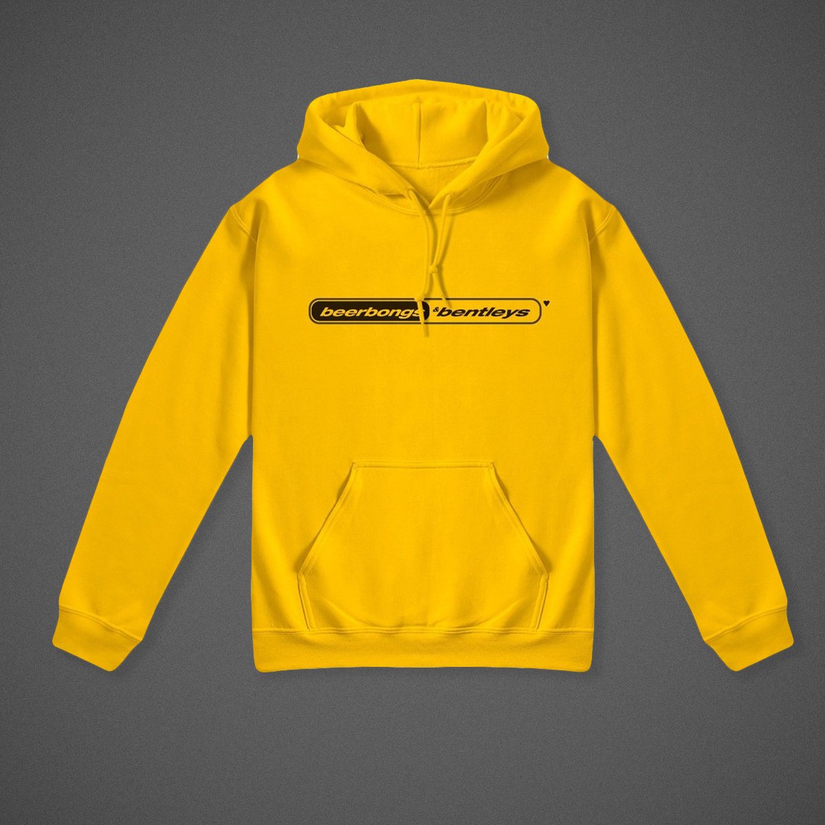 post malone hoodie yellow