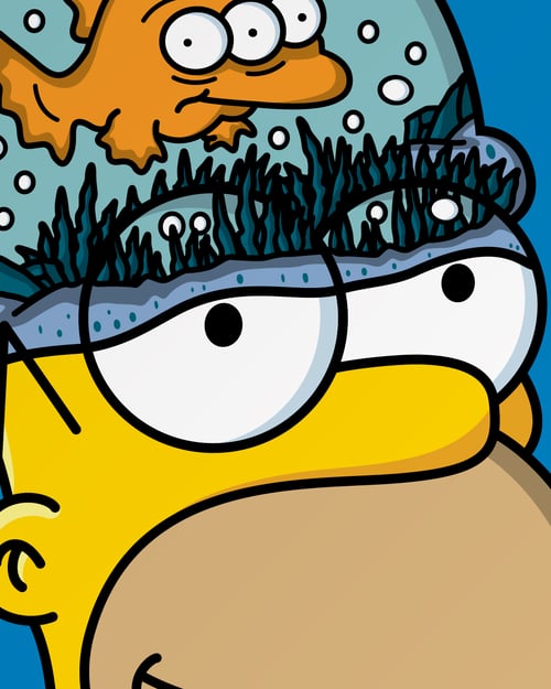 Image of Blinky in the Brain - 27 inch - Poster Print