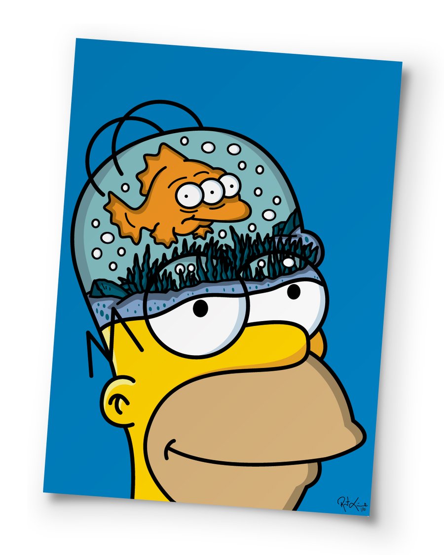 Image of Blinky in the Brain - 27 inch - Poster Print