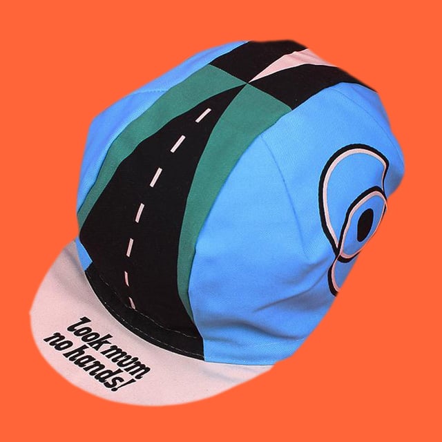 look mum no hands cycling cap