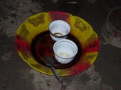 Image of Coffee cups by Ataklti Mulu (print)